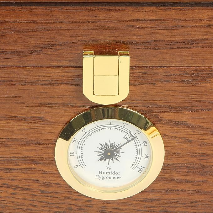 Desktop Humidor Capri Elegant Tempered Glasstop