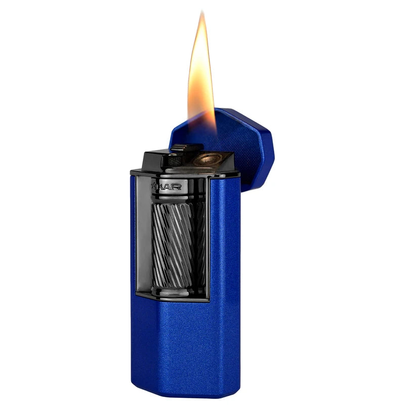 Xikar Meridian Triple Soft Flame Cigar Lighter, Powerful, Elegant, Blue