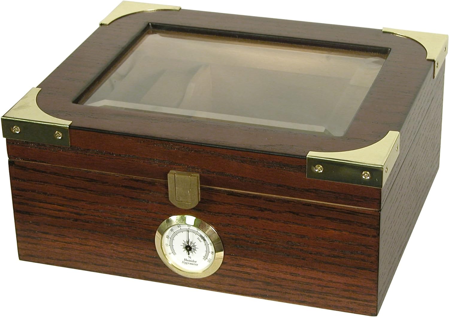 Desktop Humidor Capri Elegant Tempered Glasstop